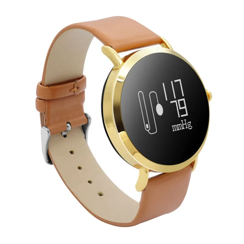 Golden belt 11 Cv08 Bluetooth Смарт-часы водонепроницаемый кровяное давление/Кислород/измерение сердца браслет для Android/iOS 7,0 Band - Цвет: Golden belt