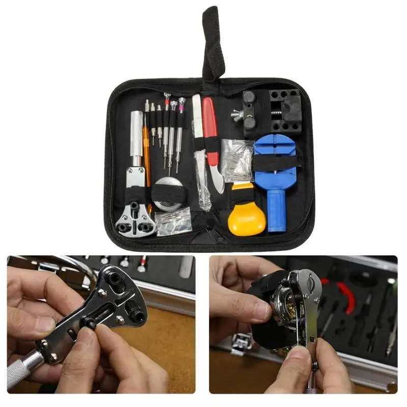 

144pcs/set Watchmaker Watch Link Pin Remover Case Opener Repair Tool Kit Set Watchmaker Repair Tool Kits Dropshipping