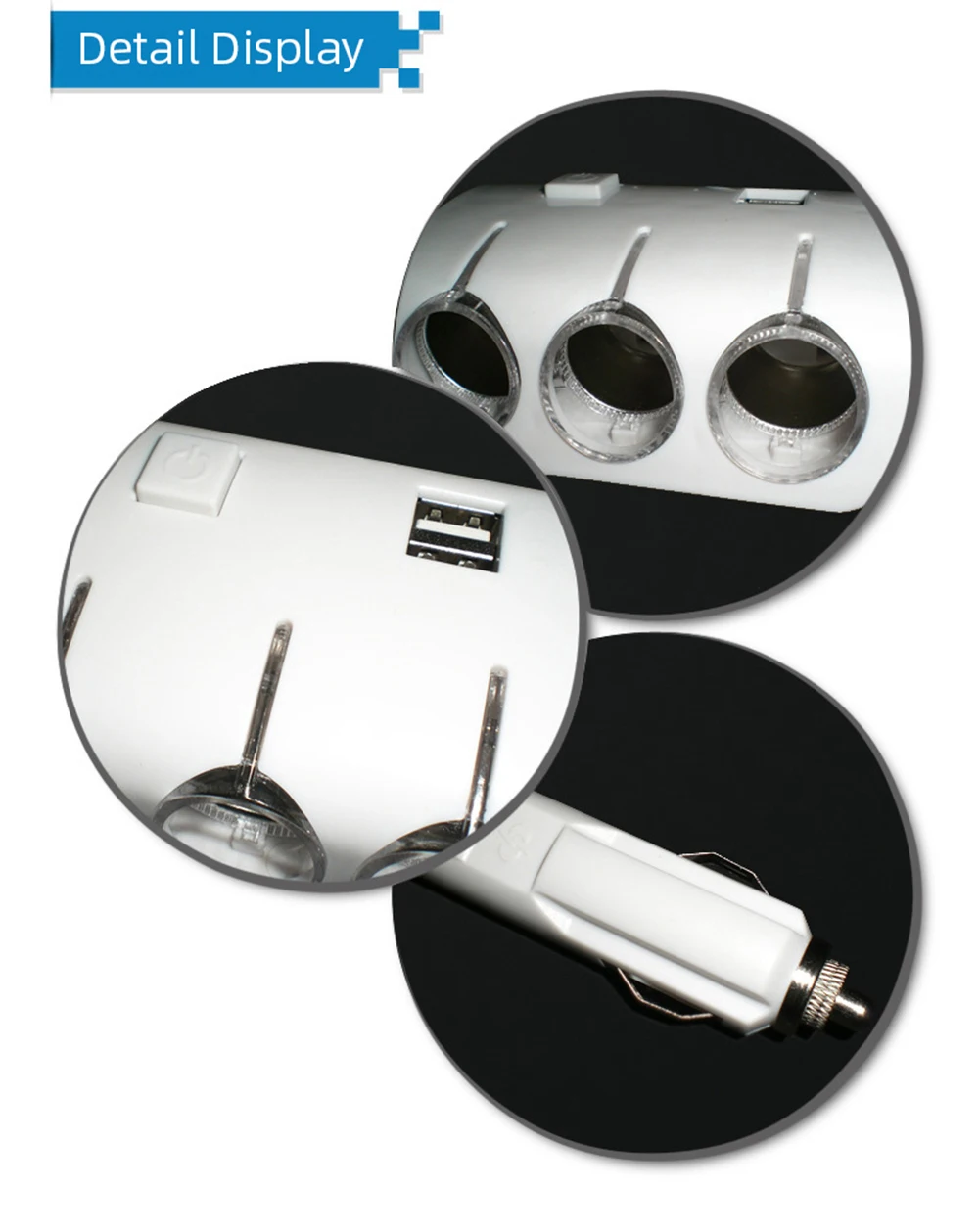 Модный 3 в 1 прикуриватель двойной зарядное устройство USB для телефона MP3 DVR аксессуары 120 Вт высокой мощности универсальное автомобильное зарядное устройство