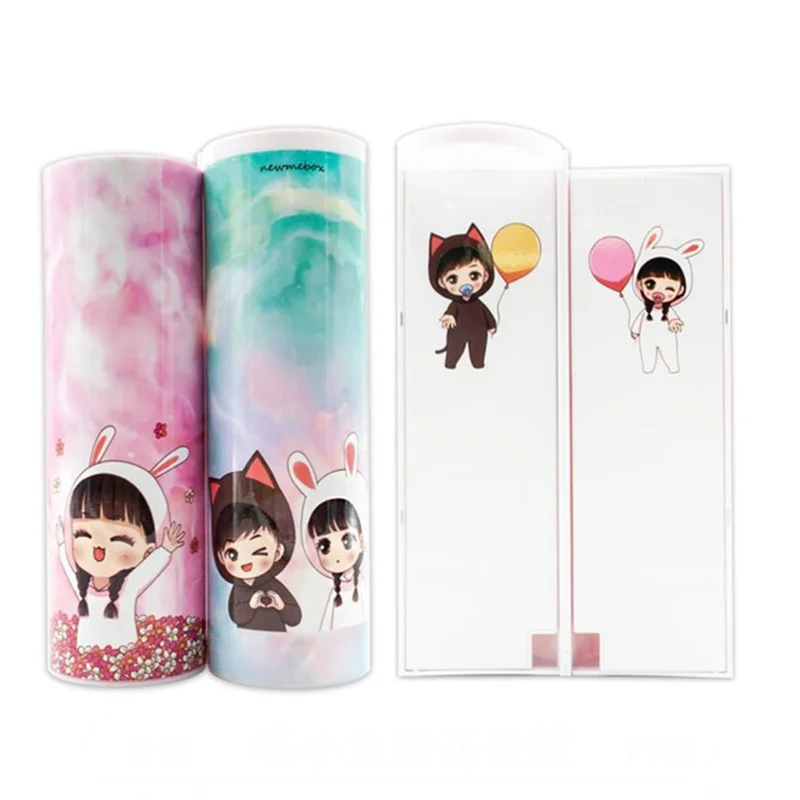 Newmebox модные школьные Пеналы Kawaii Канцтовары коробка для девочек Красивая