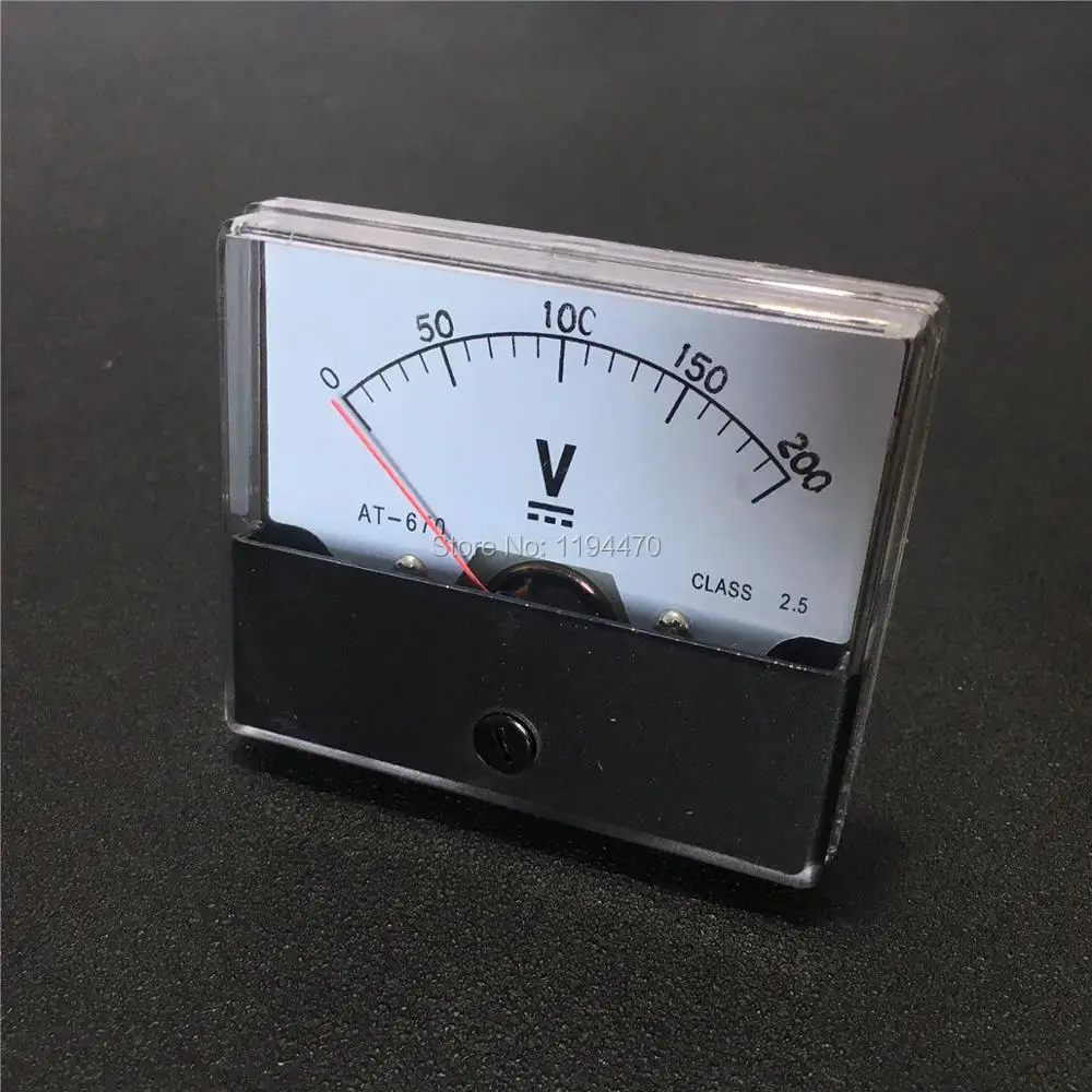 DH670 DC 5V 10V 15V 20V 30V 50V 100V 200V 250V 300V аналоговый измеритель в Панель вольтметр механический указатель