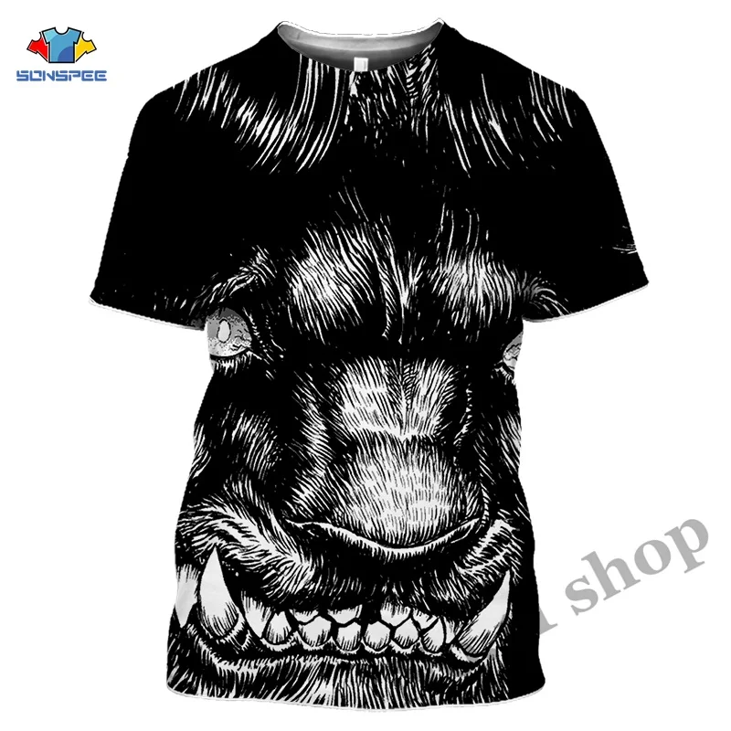 Comics Berserker T shirt Men 3D Print Horror T-Shirts Women Summer Tshirt Harajuku Anime Knight Tee Tops Harajuku Short Sleeve (25)