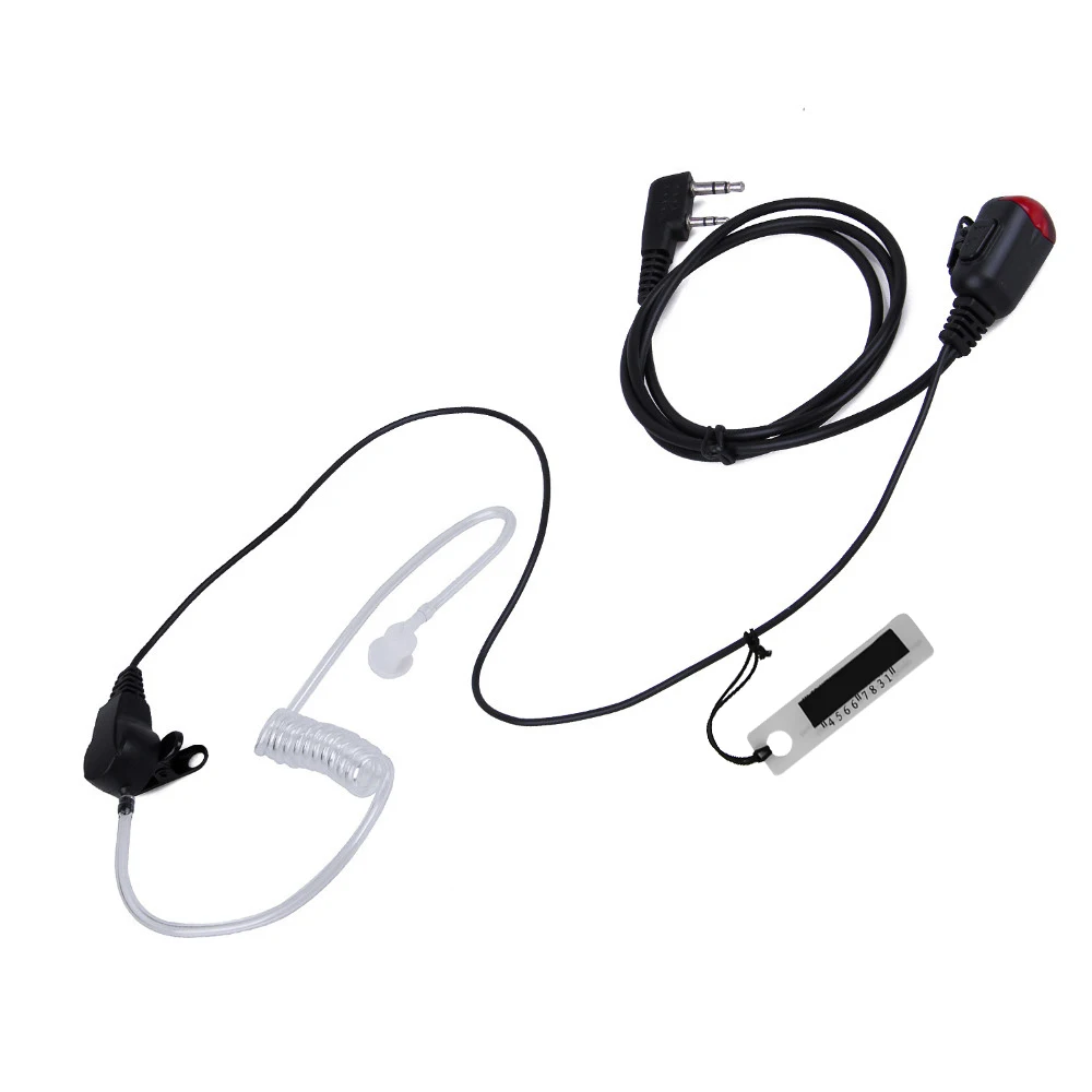 Горловинный микрофонный динамик 3,5 мм Gaming Headset 2-контактный тайное для Kenwood KPG наушники для рации с удаленный микрофон W пуш-ап зажим Тип