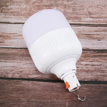 

1pc 150W Emergency Bulb Waterproof Rechargeable Portable Outdoor Hanging LED Light Camping Tent Bulb (USB Port 3 Type Light)