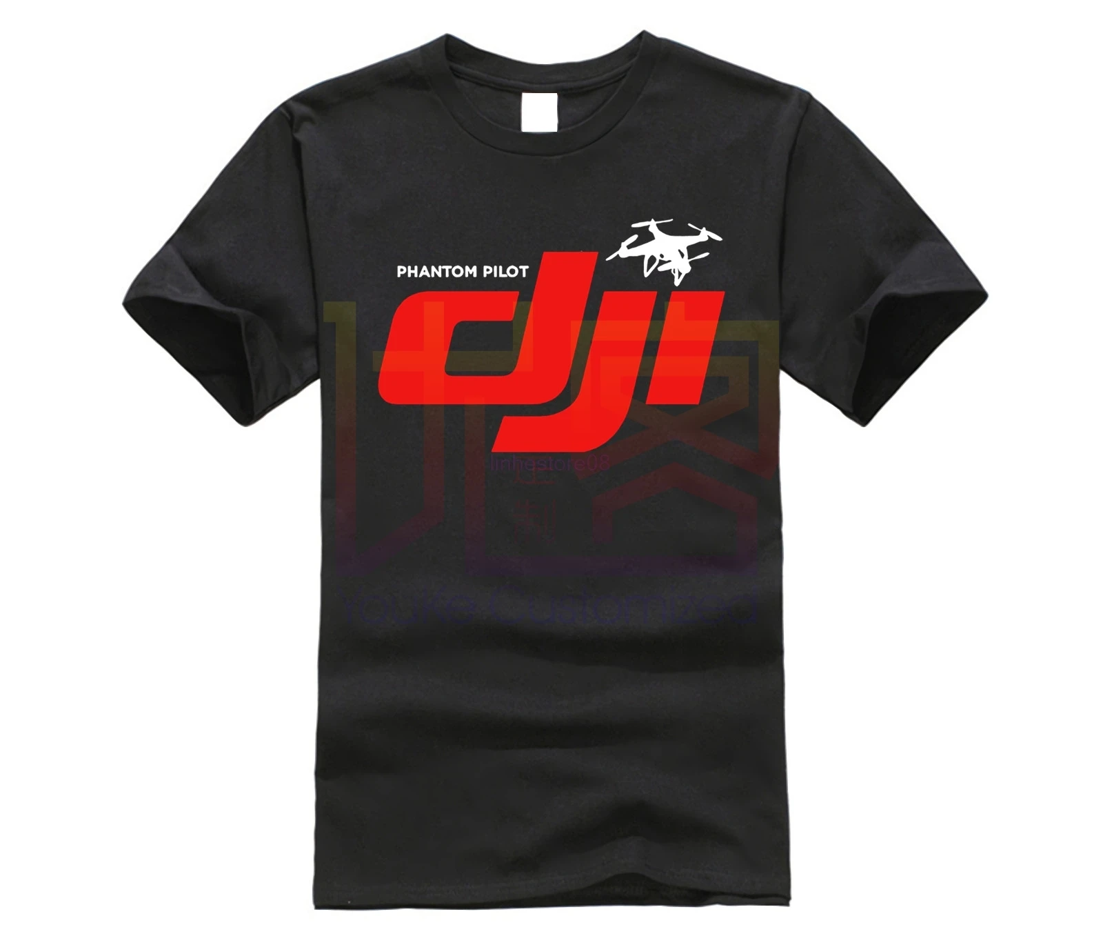 Мужская футболка с логотипом DJI PHANTOM PILOT Повседневная принтом размера s-xxl новинка