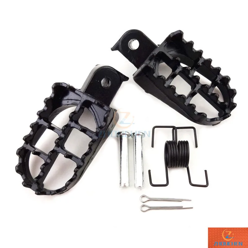 Алюминиевый черный Подножки подножки для PW 50 80 PW50 PW80 TW200 Pit Dirt двигатель велосипед мотоцикл