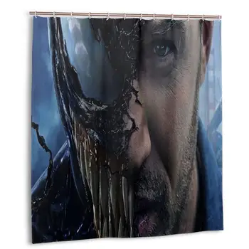 

Tom Hardy Shower Curtain with Hooks bathroom Waterproof Polyester Fabric