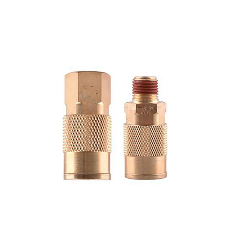 

12Pcs Iron Quick Coupler Set Air Hose Connector Plug Fittings 1/4" NPT Quick Coupler High Quality
