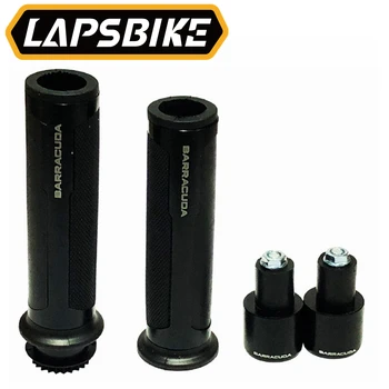 

Motorcycle Universal 22mm Street Racing Moto For kit with Bar end CNC 7/8'' Handle bar CAPS Handlebar Grips Kit BARRACUDA Grips