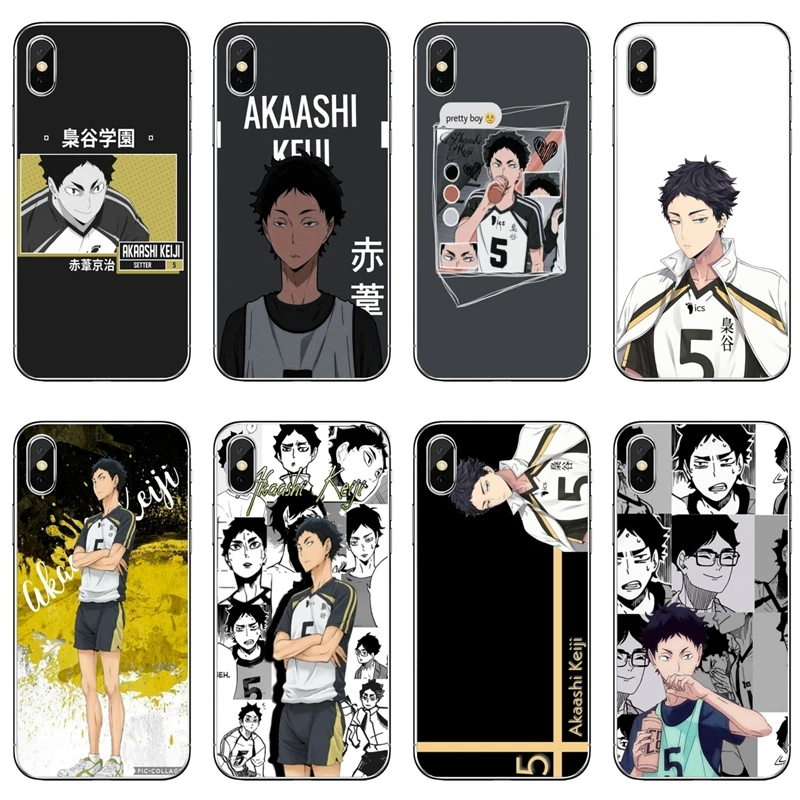 akaashi Haikyuu Anime Accessories Phone Case For Samsung Galaxy M30 J8 J7 J5 Pro J6 J4 Prime A6 A8 A9 Plus J3 2018 2017 | Мобильные