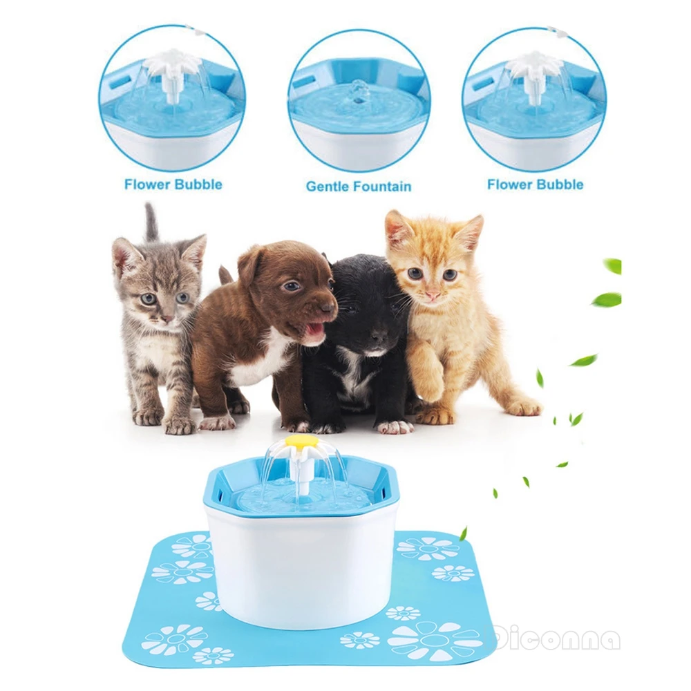 Automatic Cat Water Fountain For Pets Water Dispenser Large Spring Drinking Bowl Cat Automatic Feeder Drink Filter