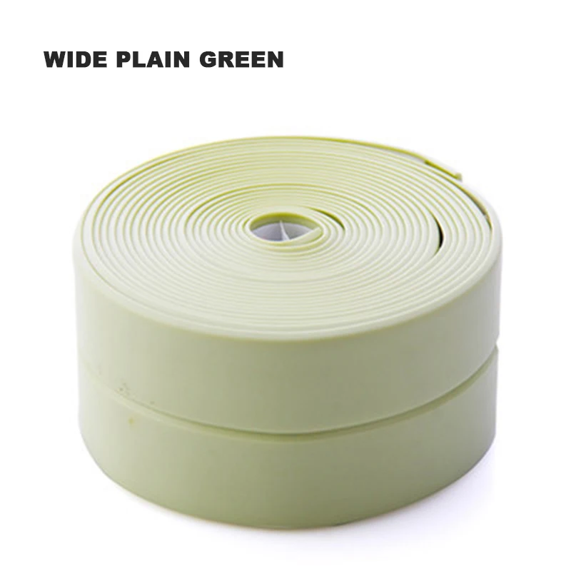 Kitchen Sink PVC Mmaterial Waterproof Mildew Strong Self-adhesive Transparent Tape Bathroom Toilet Crevice Strip Water Seal 3.2M