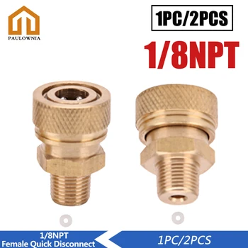 

1/8NPT Male Quick Disconnect PCP Paintball M10x1 Copper 8mm Air Refilling Coupling 1/8BSPP Connector Socket