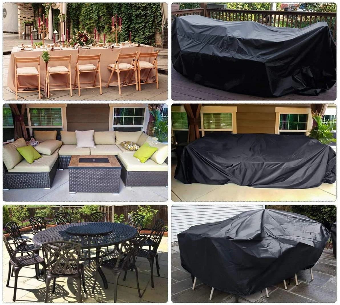Small size Waterproof Outdoor Patio Garden Furniture Covers Rain - Main Image