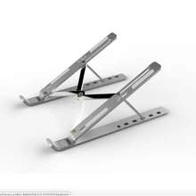 Алюминиевый Сплав регулируемая подставка для ноутбука Складная портативная подставка для ноутбука портативного компьютера кронштейн держатель нескользящий