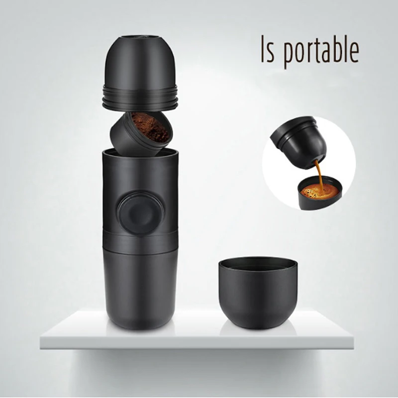 Cafetière Manuelle à Espresso Portable - EUROTOPSHOPPING