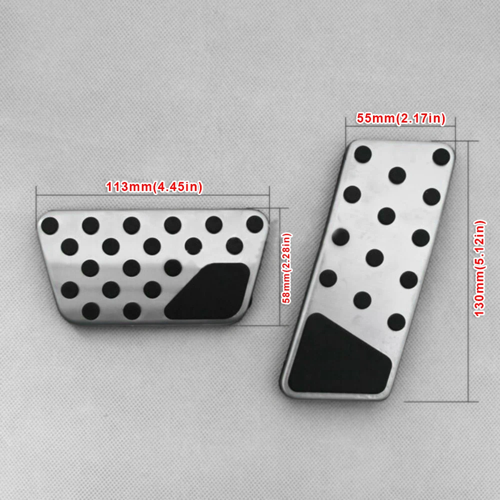 Автомобильная педаль акселератора, накладка на педаль тормоза для Jeep Wrangler JK, автоматическая коробка передач 2007-, автомобильные аксессуары