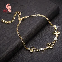 Новые продукты великолепие Летающий циркониевый браслет на ногу алиэкспресс Лидер продаж Европа и Америка Горячая Распродажа