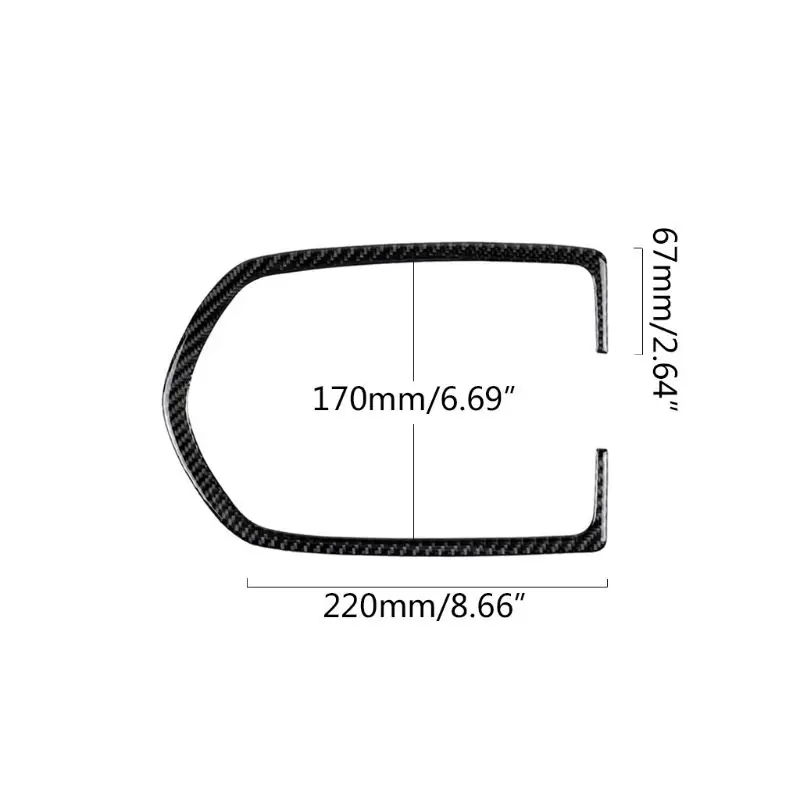 Декоративный светильник на крышу из углеродного волокна для Porsche Macan