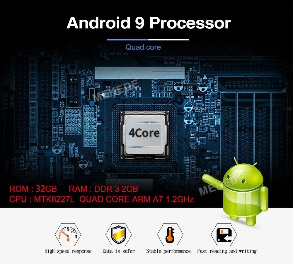 Sale MEKEDE Car Multimedia player Android 9 DSP car DVD player For Mazda3 Mazda 3 2004-2009 32G ROM GPS navigation radio stereo WIFI 11