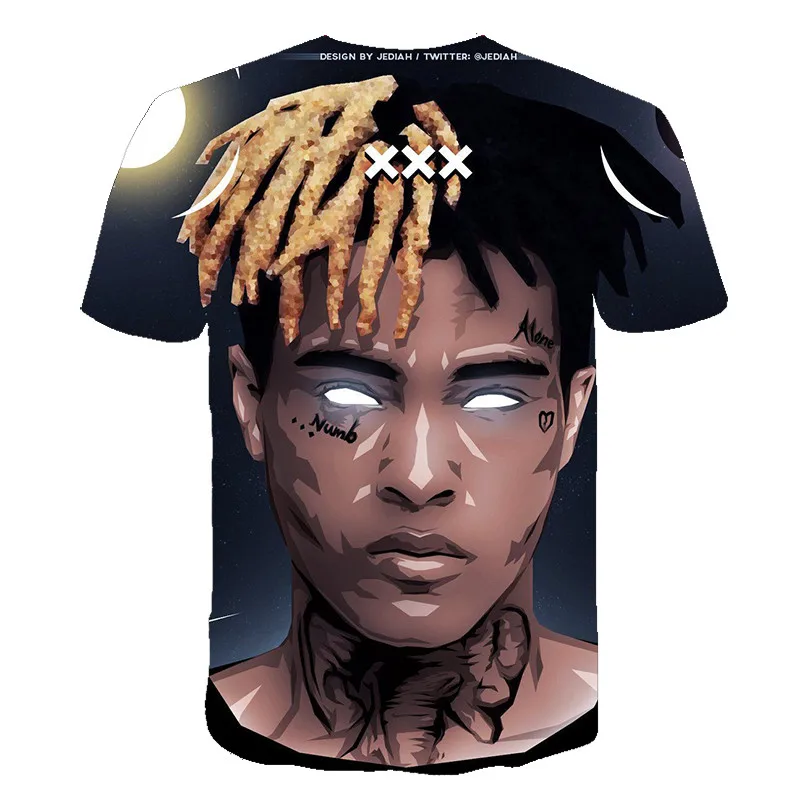 Лидер продаж Новое поступление 3D футболка Xxxtentacion для мужчин и женщин модная
