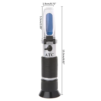 

Auto car Handheld Antifreeze Liquid Coolant tester Battery Refractometer tool