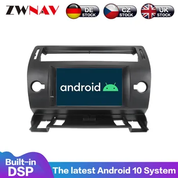 

Android10 PX6 4+64G with DSP Carplay IPS Screen For Citroen C4 2005- 2009 Radio IPS Car multimedia Player head unit DVD Player