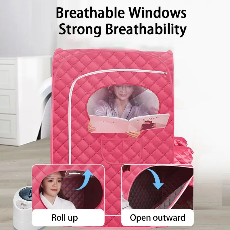 2L 110/220V 1000W pliable Portable intérieur vapeur Sauna salle tente perte de poids minceur peau Spa désintoxication thérapie pli Sauna cabine
