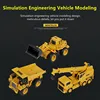 Mini Volume Remote Control Bulldozer Forklift Crane Simulated Rubber Tires Fall-proof Material RC Engineering Truck Kid Toy Gift 2