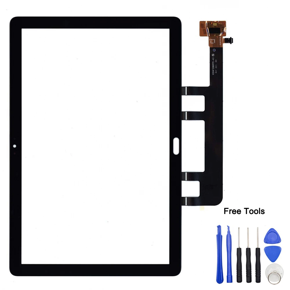 Новый сенсорный экран для Huawei MediaPad M5 Lite 10 1 дюйма внешний стеклянный ЖК-дисплей с