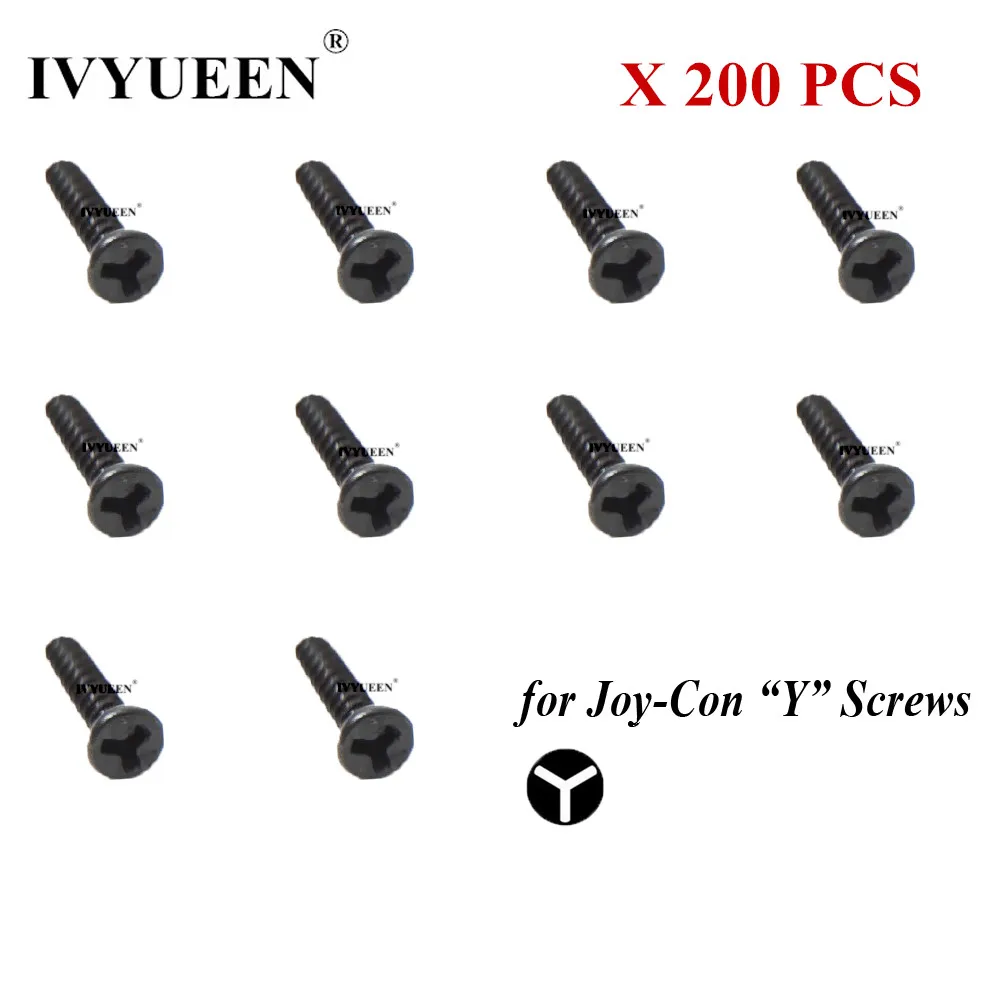 Ivyueen 200 Pcs Triangle Y Tri/wing Screw For Nintend Switch Aluminum Screws For Joycon
