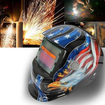 

2018 New Pro Solar Welder Mask Auto-Darkening Welding Helmet Pattern Eagle