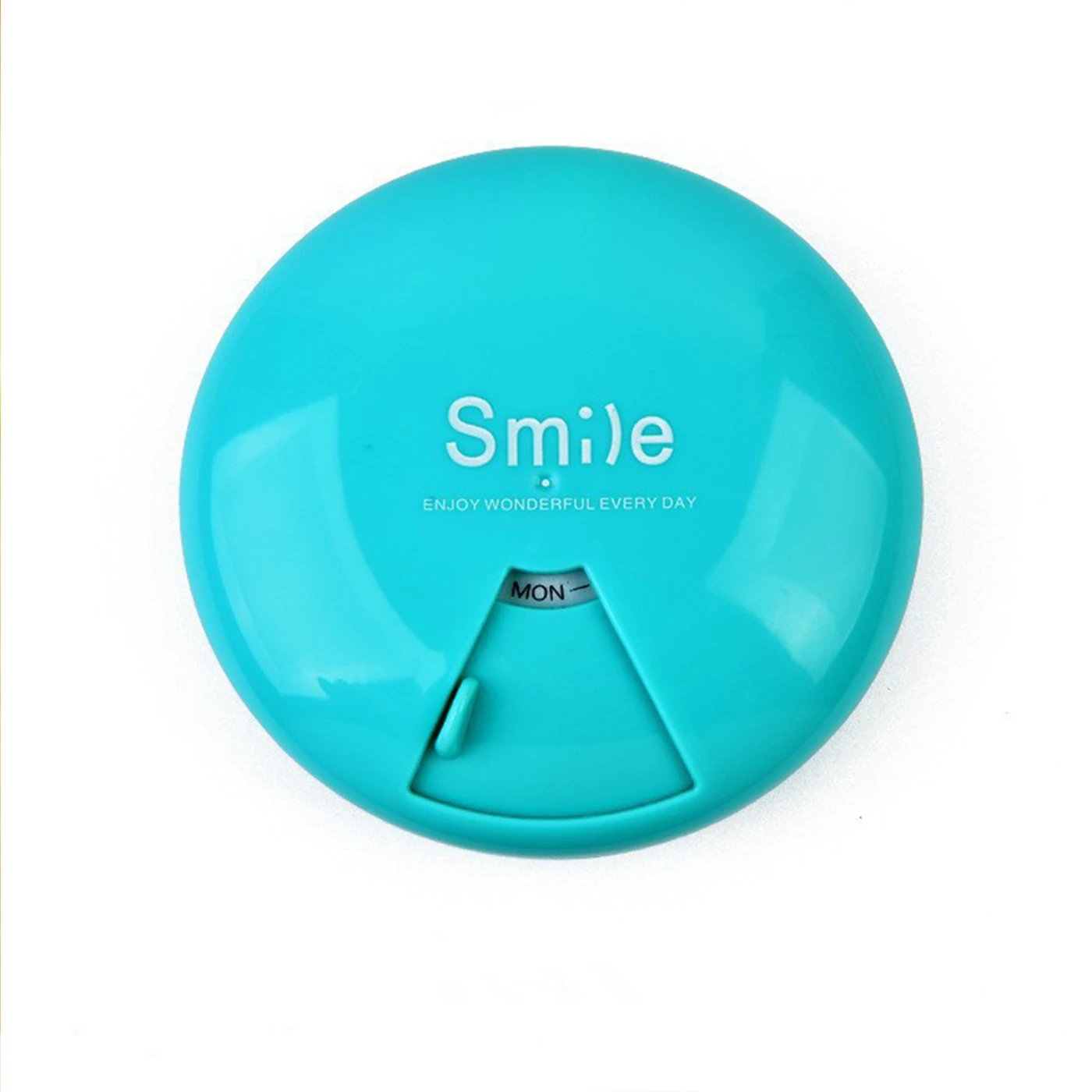 Sky Blue 7 дней чехол для таблеток милый дорожный ящик для таблеток органайзер для таблеток Чехол Еженедельный медицинский Органайзер коробка для хранения таблеток для личной гигиены - Цвет: Sky Blue