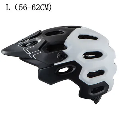 white-black - L CAIRBULL MTB дорожный велосипедный шлем дышащий Сверхлегкий велосипедный шлем каска защита головы цельно литые шлемы M/L - Цвет: white-black - L