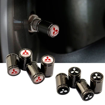 

Sport Tire Valve Caps for Mitsubishi RALLIART ASX Lancer 9 10 L200 Colt Pajero Outlander Eclipse Galant Wheel Tyre Decoration
