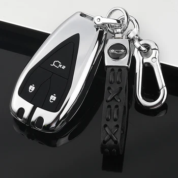 

For Changan CS35PLUS CS55PLUS CS75PLUS 2019 2020 Hot Sale Zinc alloy+Silicone Car Key Cover Shell Protective Case Accessories