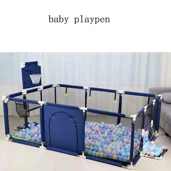 

Kids Furniture Playpen for Children Dry Ball Pool Swimming Pool Safety Barriers Babys Playground Ball Park for 0-6 Years