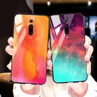 מיל עבור מזג זכוכית Case עבור Xiaomi מיל 8 9 2s תמהיל SE מקרים כיסויים סיליקון שטח עבור Xiaomi מיל 8 Lite כיסוי Pocophone F1 redmi K20 (1)