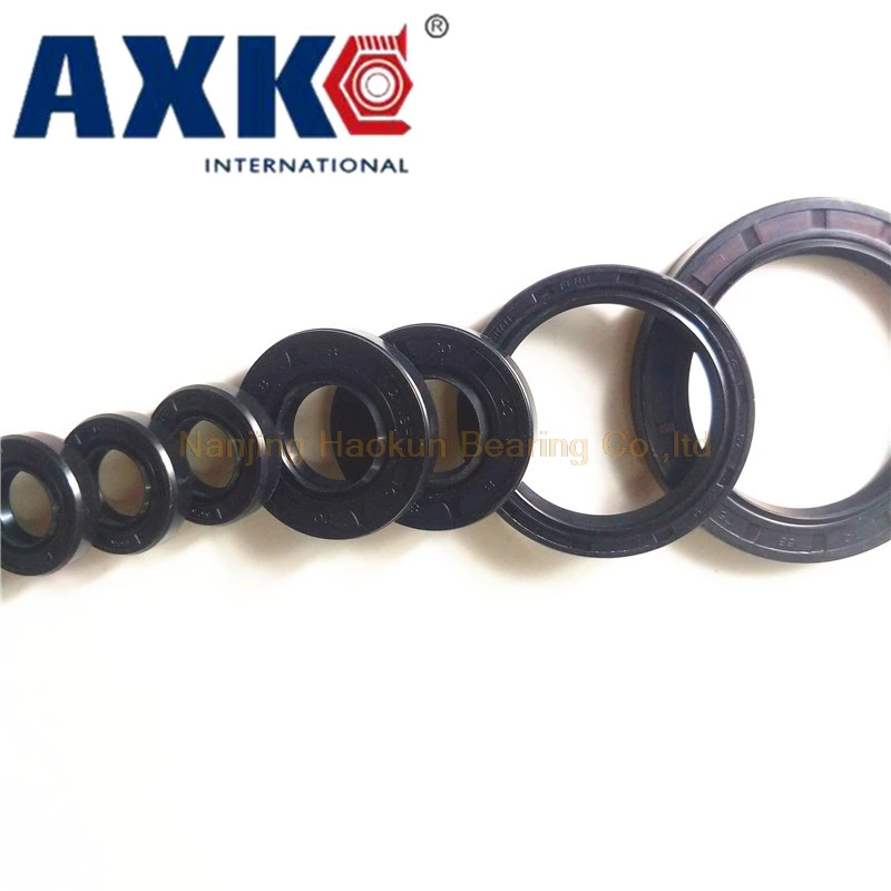 AXK 35x55x 7/8/10/11/12 черный Нитриловый каучук NBR двойная пружина для губ TC кольцевая
