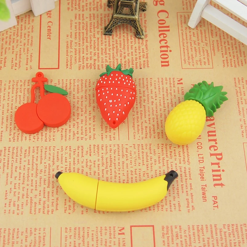 Флеш диск USB 2 0 Флешка Memoria Stick Из Фруктового Королевства мини флешка 16 ГБ 32 64 8 4
