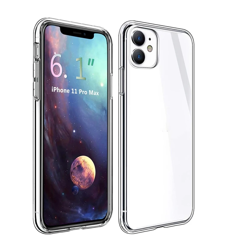 1 шт. модный прозрачный чехол для IPhone 11/11 Pro/11Pro Max Прозрачный чехол для телефона Rotection задняя крышка - Цвет: TP2
