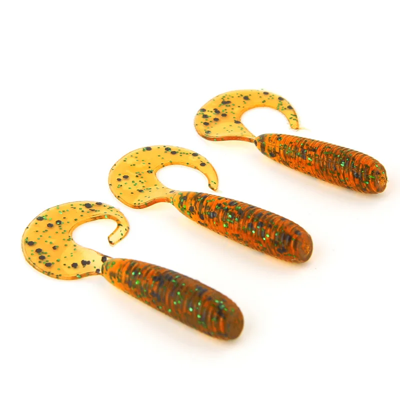 ARDEA 30pcs soft lure plastic worm lure 45mm 1g grub Silicone bait Wobblers lure Fishing Artificial Baits