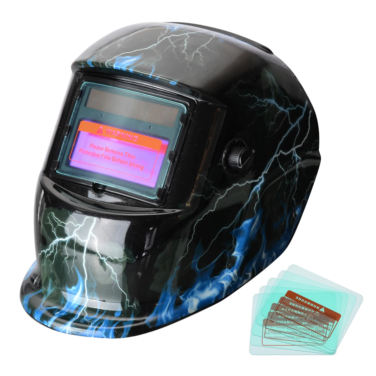 

PDTO Solar Auto Darkening Welding Helmet Welding Mask Shield 5 Replacement Lens for Welding Machine