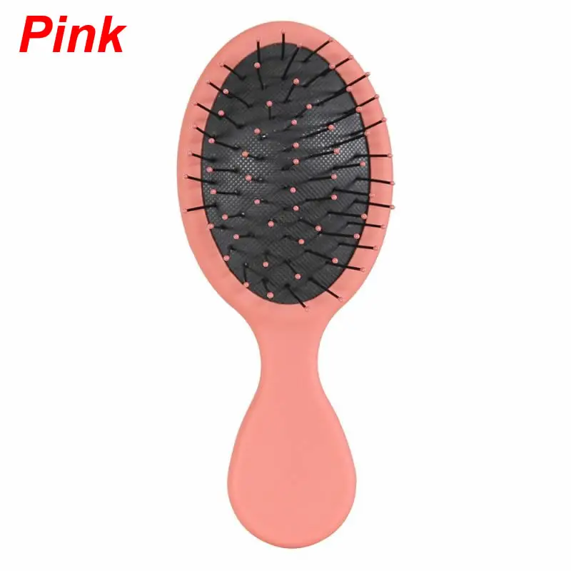 Расческа для волос для маленьких мальчиков и девочек, пластиковая расческа для волос, антистатический массажер для головы, расчески QX2D - Цвет: Розовый