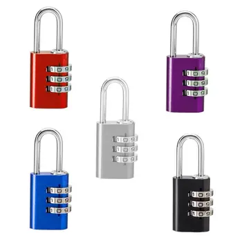 

LT213 Solid 3-Digit Combination Security Padlock Resettable Lock Aluminum Alloy Waterproof Keyless Lock Suitable Storage