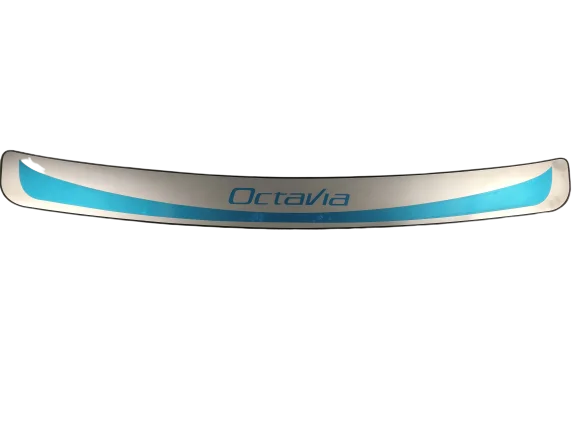 Для Skoda Octavia A7 автомобильные аксессуары из нержавеющей стали для багажника Защитная панель