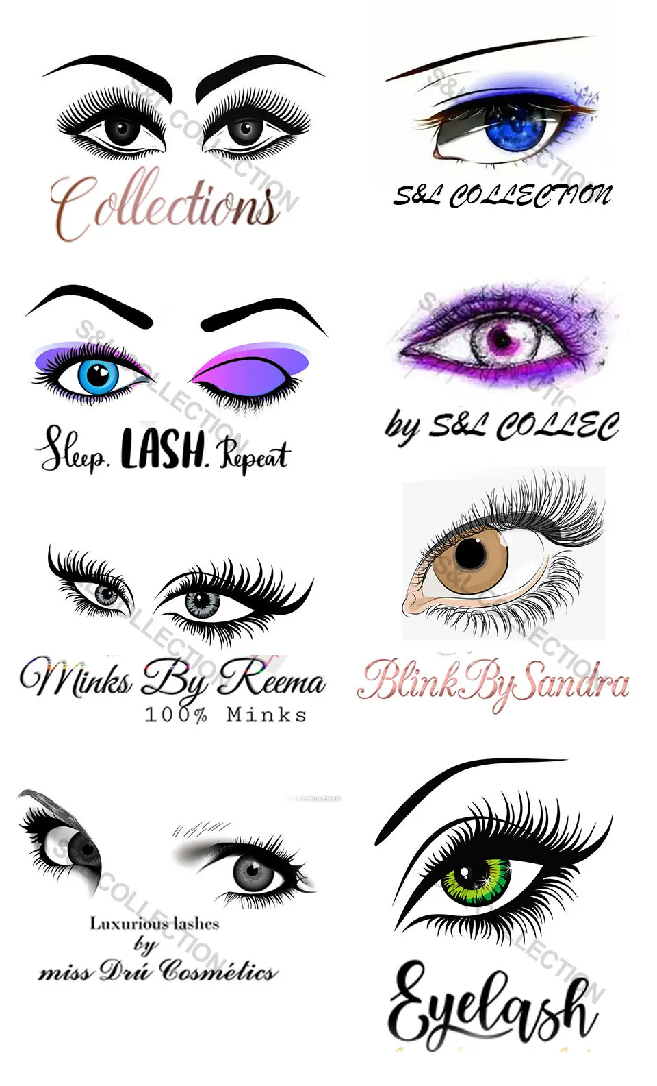 Etiqueta do Logotipo do Logotipo dos Tubos do Lipgloss do Vison dos Cílios do Logotipo Cílios Logotipo dos do 15 Cheap Cílios postiços