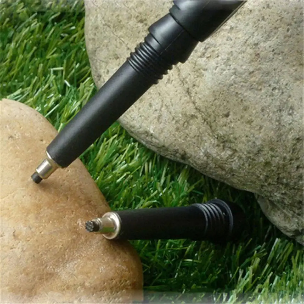 New Hiking Walking Stick Tip End Alpenstock Carbon Tungsten Steel Pointed Toe Cane Walk Wandelstok Point Wear Rod Crutch | Спорт и