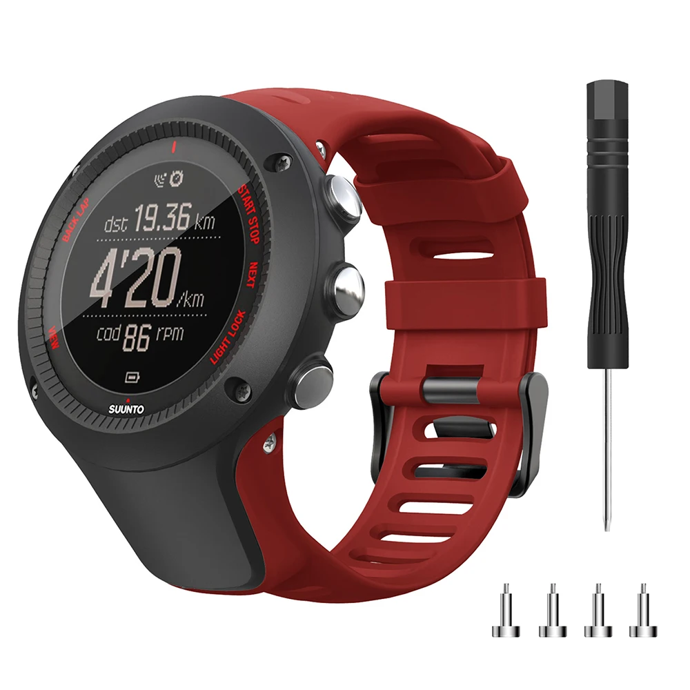 DINGK Cinturino per Suunto Ambit 3/3 Peak/3 Run/2R/2S/2/1 DINGK Cinturino per Suunto Ambit 3/3 Peak/3 Run/2R/2S/2/1
