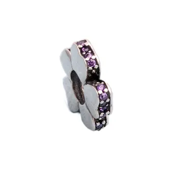 

Original 925 Sterling Silver Bead Creative Flower With Crystal Beads Fit Pandora Women Bracelet & Necklace Diy Jewelry